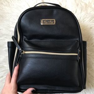 Itzy Ritzy Black Mini Backpack Diaperbag